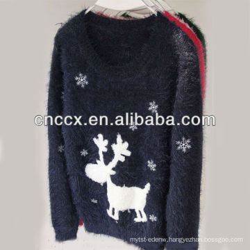 13STC5348 fawn kids christmas sweater